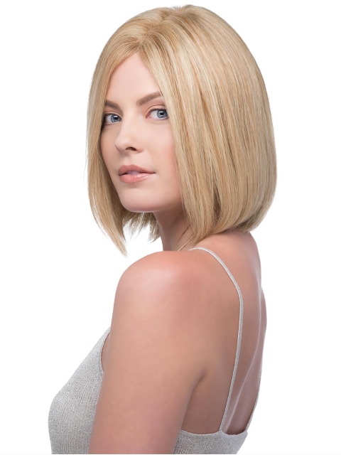 100% Hand-Tied Remy Human Hair Without Bangs Human Hair Wigs