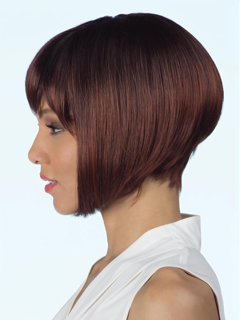 Stylish 10" Straight Bobs African American Wigs