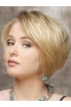 Soft Blonde Straight Chin Length Lace Front Wigs