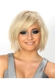 Blonde Straight Chin Length Glueless Lace Wigs