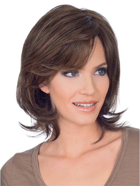 Refined Lace Front Straight Chin Length Remy Human Lace Wigs