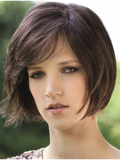 Fabulous Straight Monofilament Chin Length Lace Wigs