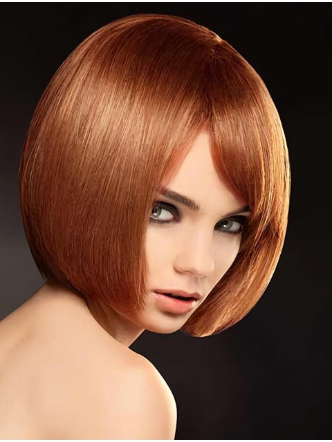 Popular Straight Auburn Bobs Excellent Wigs