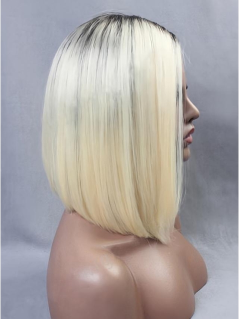 Inspired Ombre Bob Full Lace Human Hair Wig