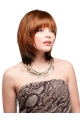 Auburn Straight Chin Length Synthetic Wigs