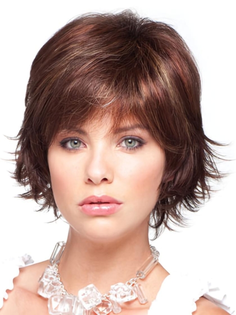 Braw Auburn Straight Chin Length Synthetic Wigs