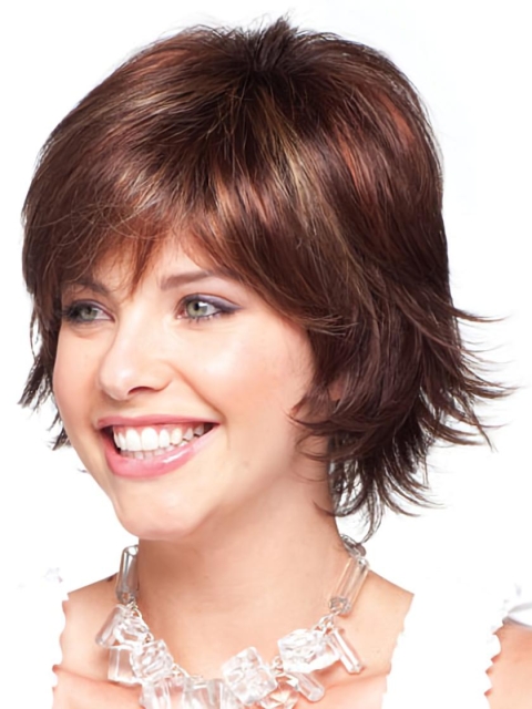 Braw Auburn Straight Chin Length Synthetic Wigs