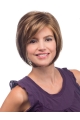 Brown Lace Short Capless Bob Wigs