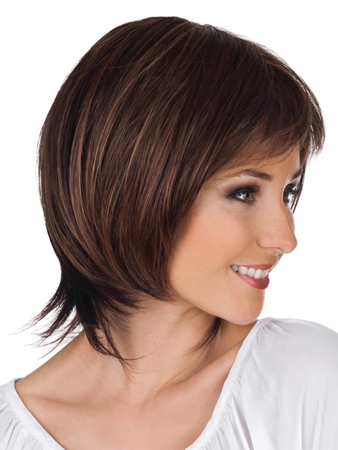 Blonde Straight Synthetic Cosy Short Wigs