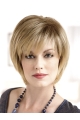 Wholesome Blonde Monofilament Chin Length Wigs