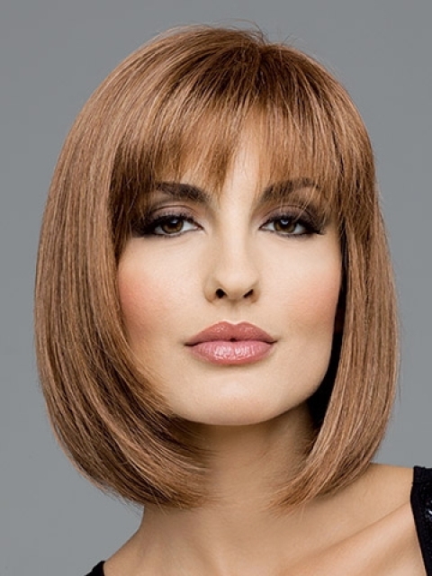 Brown Straight Synthetic Gorgeous Medium Wigs