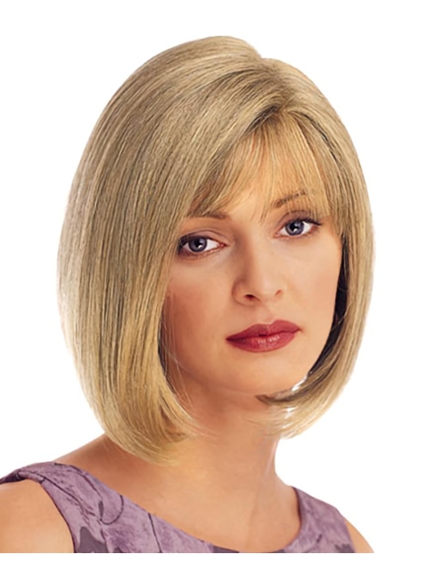 Blonde Straight Synthetic Faddish Short Wigs