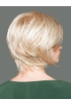 Gentle Blonde Straight Chin Length Bob Wigs