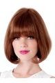 Fashion Auburn Lace Front Chin Length Wigs