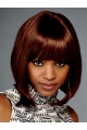 Durable Auburn Lace Front Chin Length Wigs