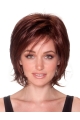 Durable Auburn Straight Chin Length Bob Wigs