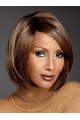 Iman Beautiful Bob Hairstyle Short Straight Lace Front Synthetic Wigs