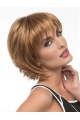 Perfect Chin Length Straight Auburn Elegant Layered Wigs