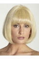 Flexibility Straight Bobs Blonde Short Wigs