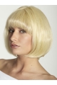 Flexibility Straight Bobs Blonde Short Wigs