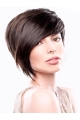 Brown Straight Remy Human Hair Beautiful Short Wigs