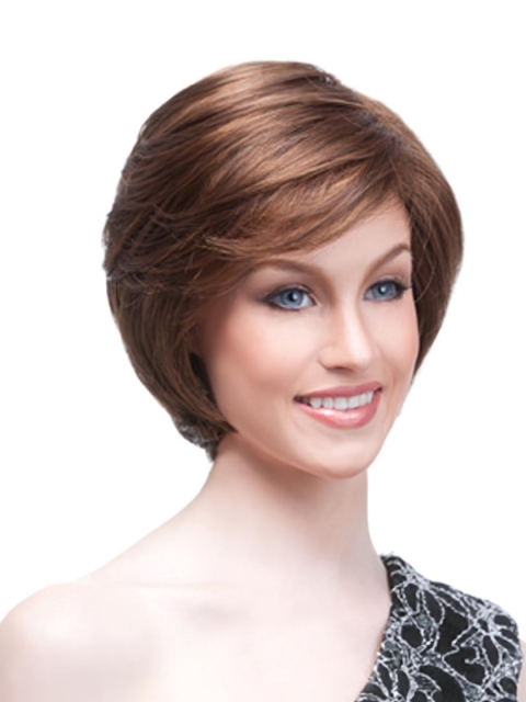 Faddish Monofilament Straight Chin Length Wigs