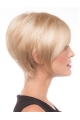 Amazing Chin Length Straight Blonde Exquisite Layered Wigs