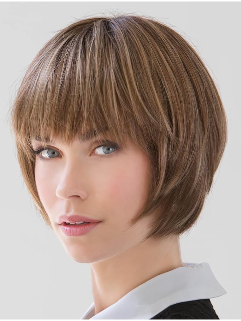 High Quality Chin Length Straight Blonde Bobs Fashional Wigs