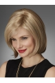 Perfect Chin Length Straight Blonde Bobs Popular Wigs