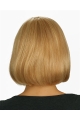 Convenient Blonde Straight Chin Length Celebrity Wigs