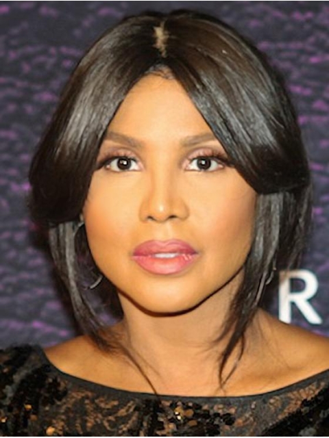 Bobs Black 10" Straight Toni Braxton Wigs