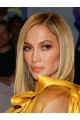 Blonde 12" Straight Bobs Chin Length Jennifer Lopez Wigs