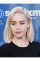 Straight 12" Chin Length Grey Synthetic Emilia Clarke Wigs