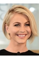 12" Lace Front Chin Length Remy Human Hair Straight Julianne Hough Wigs