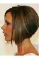 Bobs Straight Chin Length Ombre/2 Tone Lace Front Victoria Beckham Wigs