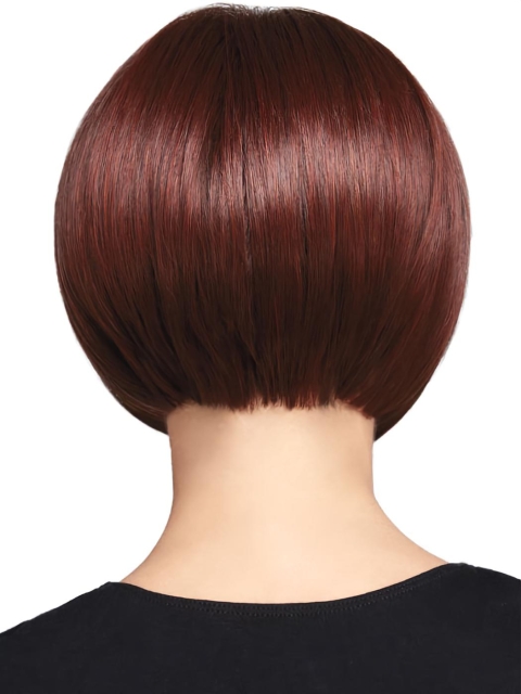 Popular Auburn Straight Chin Length Bob Wigs