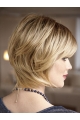 Blonde Monofilament Synthetic Natural Wigs For Cancer