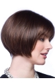 Hairstyles Auburn Straight Chin Length Bob Wigs