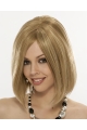 Style Brown Straight Chin Length Bob Wigs