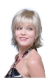 Nice Straight Chin Length Synthetic Grey Wigs