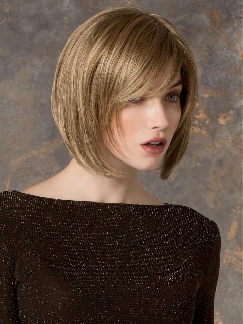 Blonde Impressive Monofilament Synthetic Wigs For Cancer