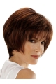 Sleek Auburn Lace Front Chin Length Remy Human Lace Wigs