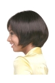 Easeful Black Straight Chin Length African American Wigs