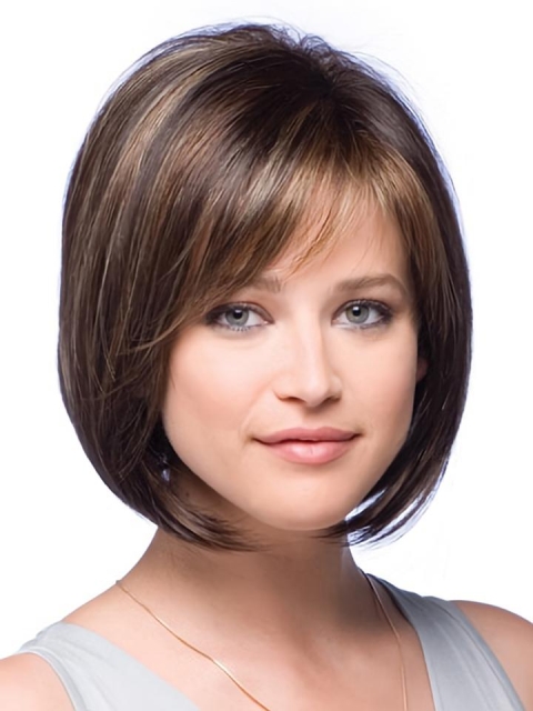 Cool Lace Front Straight Chin Length Petite Wigs