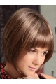 Elegant Auburn Lace Front Chin Length Lace Wigs