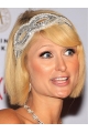 Comfortable Blonde Straight Chin Length Paris Hilton Wigs