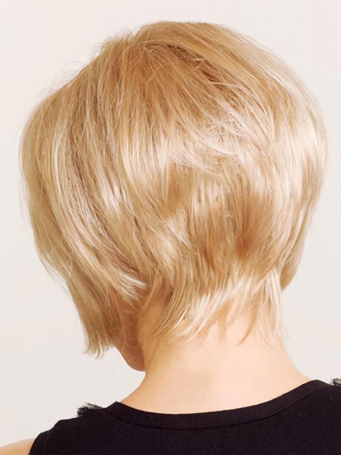 Gorgeous Blonde Straight Chin Length Wigs For Cancer