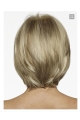 Graceful Blonde Straight Chin Length Bob Wigs