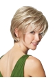 Synthetic Blonde Straight Refined Short Wigs