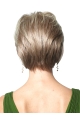 Synthetic Blonde Straight Refined Short Wigs